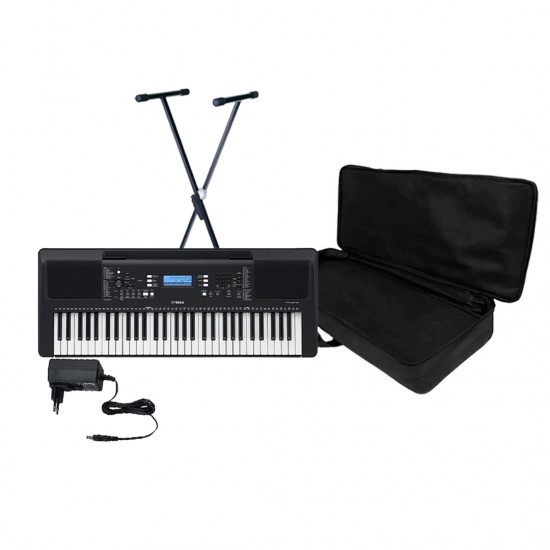 Bundle - Yamaha PSR-E283 61-key Portable Keyboard with Free Stand and Bag Bundle Bundle - Yamaha PSR-E283 61-key Portable Keyboard with Free Stand and Bag Bundle
