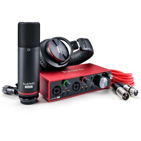 Focusrite Scarlett 2i2 Studio 3rd Gen Recording Bundle