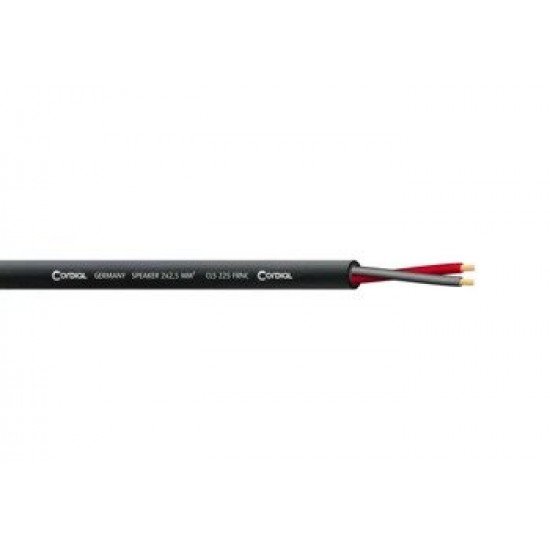 Cordial CLS 225 BLACK 100 FRNC Speaker Cable Cordial CLS 225 BLACK 100 FRNC Speaker Cable
