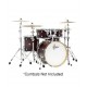 Gretsch CM1-E825-DCB Catalina Maple Dark Cherry Burst Finish Hardware & Cymbals Not Included