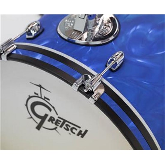 Gretsch CT1-J484-BSF Catalina Club Blue Satin Flame Finish Hardware & Cymbals Not Included