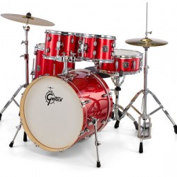 Gretsch GE4605R Energy 5pc Kit Red Finish with Hardware Pack & NO Cymbals