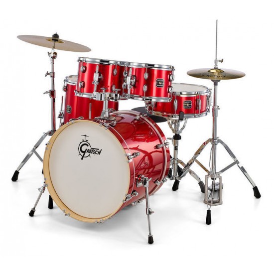 Gretsch GE4605R Energy 5pc Kit Red Finish with Hardware Pack & NO Cymbals