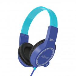 MEE Audio HP-KJ35-BL Kidjamz 3 Child Safe Headphones For Kids With Mic And Volume-Limiting Technology Blue