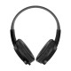 MEE Audio HP-KJ35M-BK Kidjamz Safe Listening Headset For Kids With Boom Microphone And Volume-Limiting Technology Black