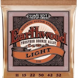 Ernie Ball P02148 Earthwood Light Phosphor Bronze Acoustic Guitar Strings