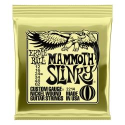 Ernie Ball P02214 Mammoth Slinky Nickel Wound Electric Guitar Strings