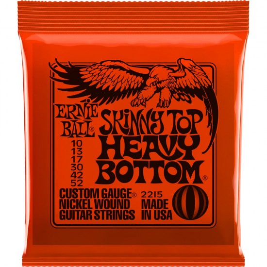 Ernie Ball P02215 Skinny Top Heavy Bottom Slinky Nickel Wound Electric Guitar Strings