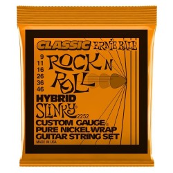 Ernie Ball P02252 Hybrid Slinky Classic Rock N Roll Electric Guitar Strings