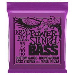 Ernie Ball P02831 Power Slinky Nickel Wound Electric Bass Strings