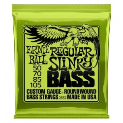 Ernie Ball P02832 Regular Slinky Nickel Wound Electric Bass Strings