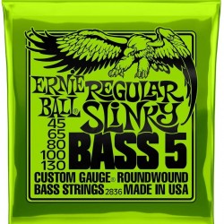 Ernie Ball P02836 Regular Slinky Nickel Wound Electric Bass Strings