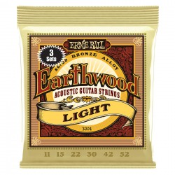 Ernie Ball P03004 Earthwood Light 80/20 Bronze Acoustic Guitar Strings