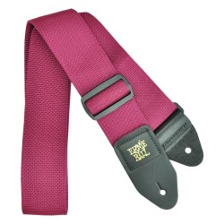 Ernie Ball P04047 Burgundy Polypro Guitar Strap
