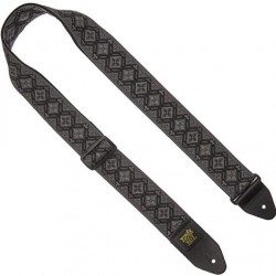 Ernie Ball P04093 Regal Black Jacquard Guitar Strap