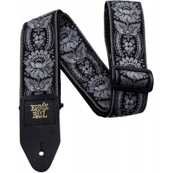 Ernie Ball P04150 Ernie Ball Silver Orleans Jacquard Strap