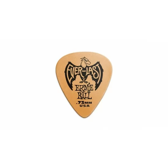 Ernie Ball P09190 Everlast Guitar Picks .73mm Orange 12 Pack