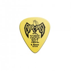 Ernie Ball P09195 Everlast Guitar Picks 1.50mm Yellow 12-Pack