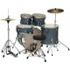 Pearl RS525SC/C703 Complete Drum Set with Cymbals - Aqua Blue Glitter