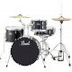 Pearl RS584C/C31  Complete Drum Set with Cymbals - Jet Black