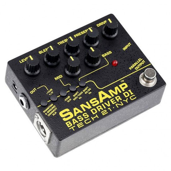 Tech 21 BSDR-V2 SansAmp Bass Driver DI (v2) - Pre-Amp & DI for Bass