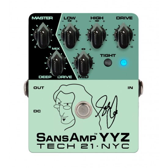 Tech 21 YYZ Geddy Lee Signature SansAmp YYZ - Bass Pre-amp Pedal