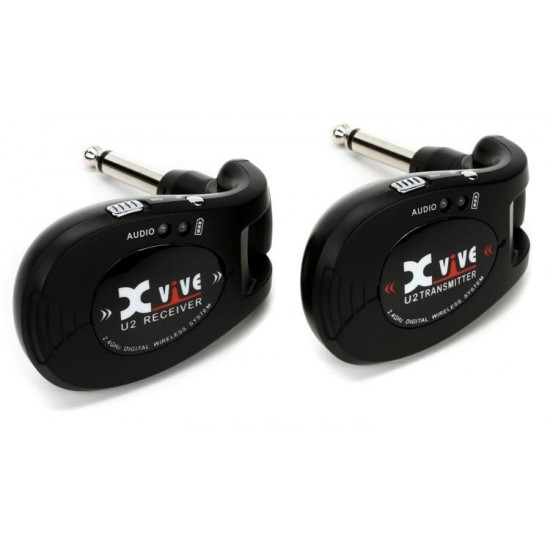 Xvive U2-BK  Guitar Wireless System Black Finish