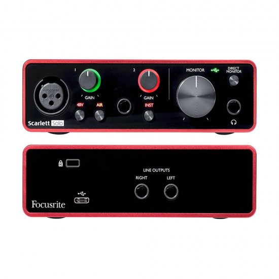 Focusrite Scarlett Solo 3rd Gen USB Audio Interface Focusrite Scarlett Solo 3rd Gen USB Audio Interface