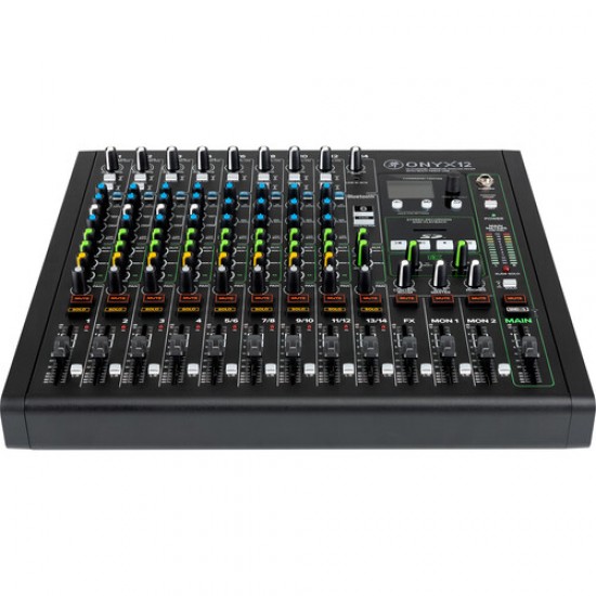 Mackie Onyx12 12-channel Analog Mixer with Multi-Track USB