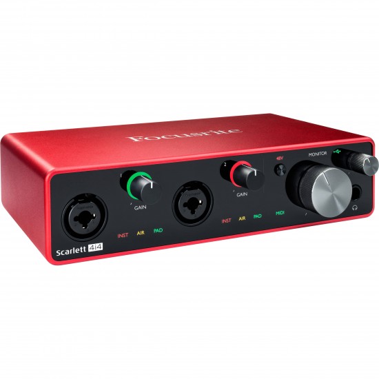 Focusrite Scarlett 4i4 3rd Gen USB Recording Interface