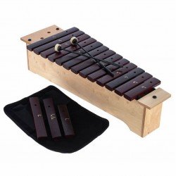 Sonor Global Beat Soprano Xylophone with 16 Stained Sucupira Bars Includes 1 Pair of Mallets & Bag For Bars