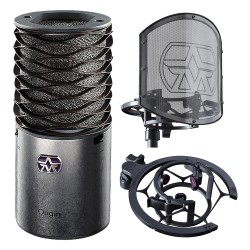 Aston Microphones Origin Large-diaphragm Condenser Microphone Bundle - Black