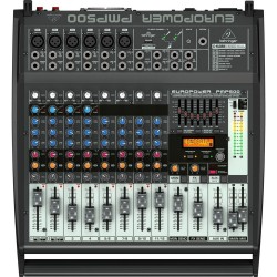 Behringer Europower PMP500 12-channel 500W Powered Mixer