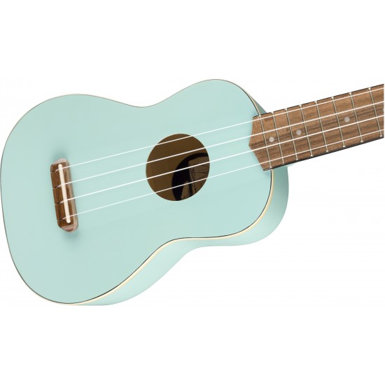 Fender Venice Soprano Ukulele 0971610504 - Daphne Blue