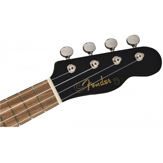 Fender Venice Soprano Ukulele 0971610706 - Black