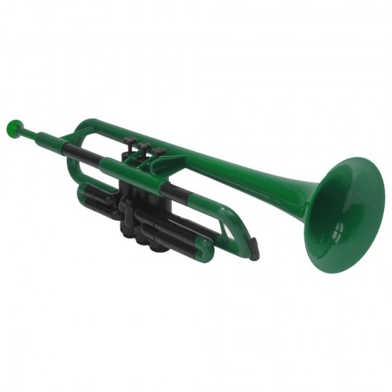 pBone PTRUMPET1GREEN Plastic Trumpet