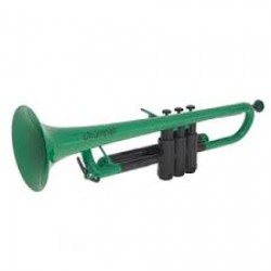 pBone PTRUMPET1GREEN Plastic Trumpet