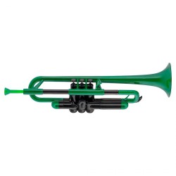 pBone PTRUMPET1GREEN Plastic Trumpet